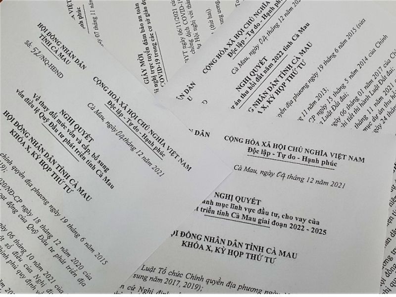 Văn bản quy phạm pháp luật cần ghi tên cơ quan tổ chức ban hành