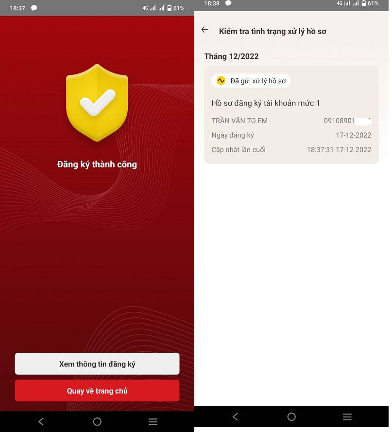Cách đăng ký tài khoản định danh điện tử mức độ 1