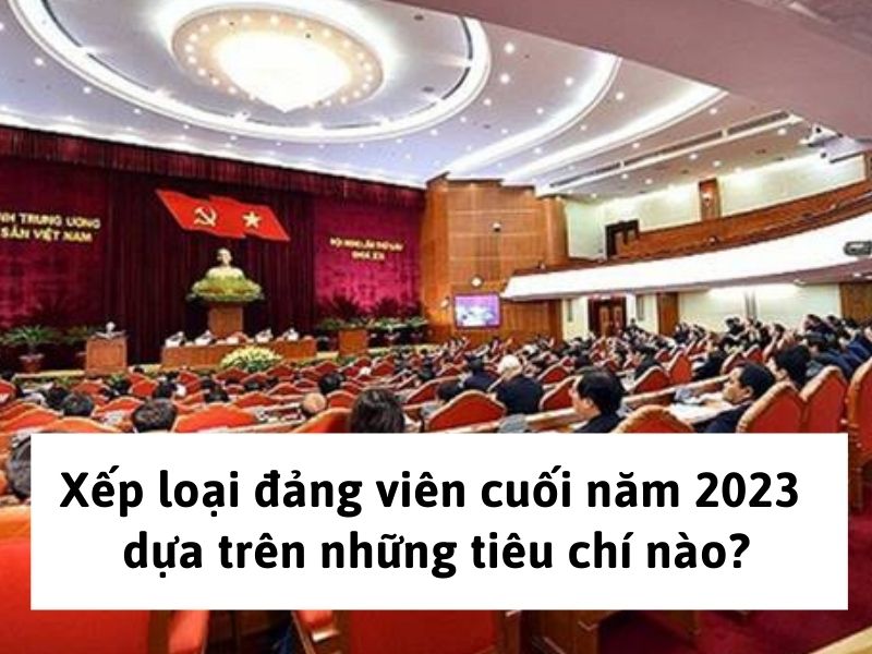 Xếp loại đảng viên cuối năm 2023 dựa trên những tiêu chí nào?