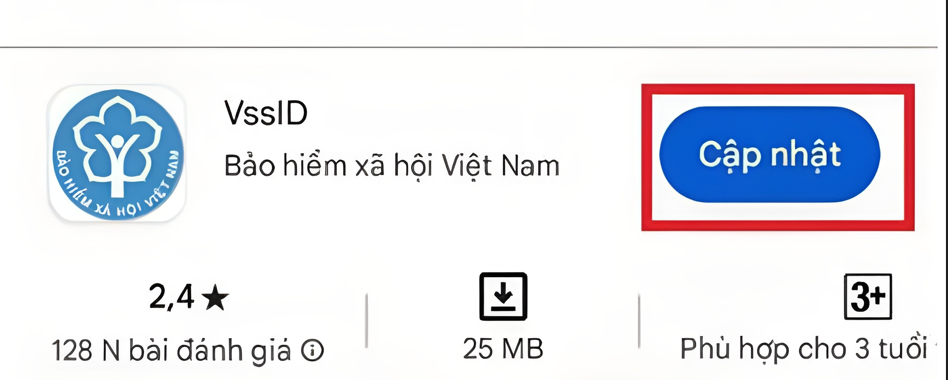 đăng nhập VssID bằng tài khoản định danh điện tử