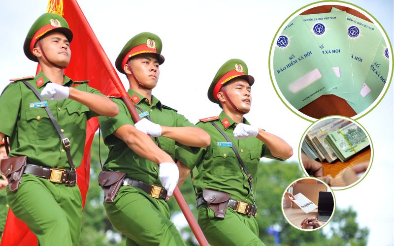 Xin ra khỏi ngành công an được hưởng bảo hiểm xã hội