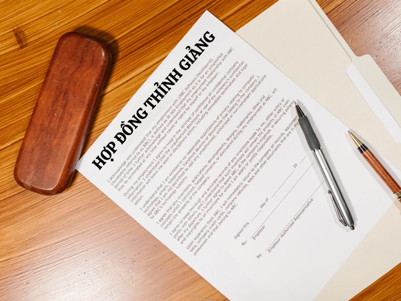 Mẫu hợp đồng thỉnh giảng