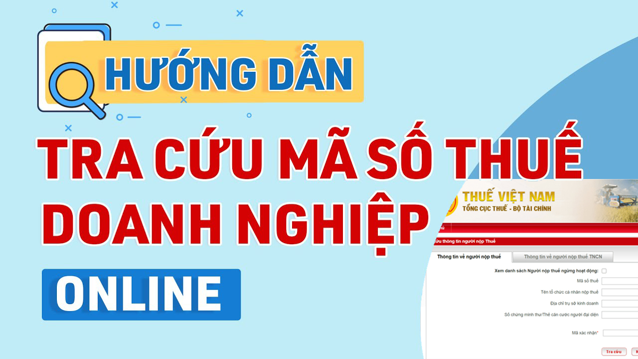mã số thuế hộ kinh doanh và mã số thuế cá nhân Tra cứu mã số thuế hộ kinh doanh trên website của Tổng cục Thuế