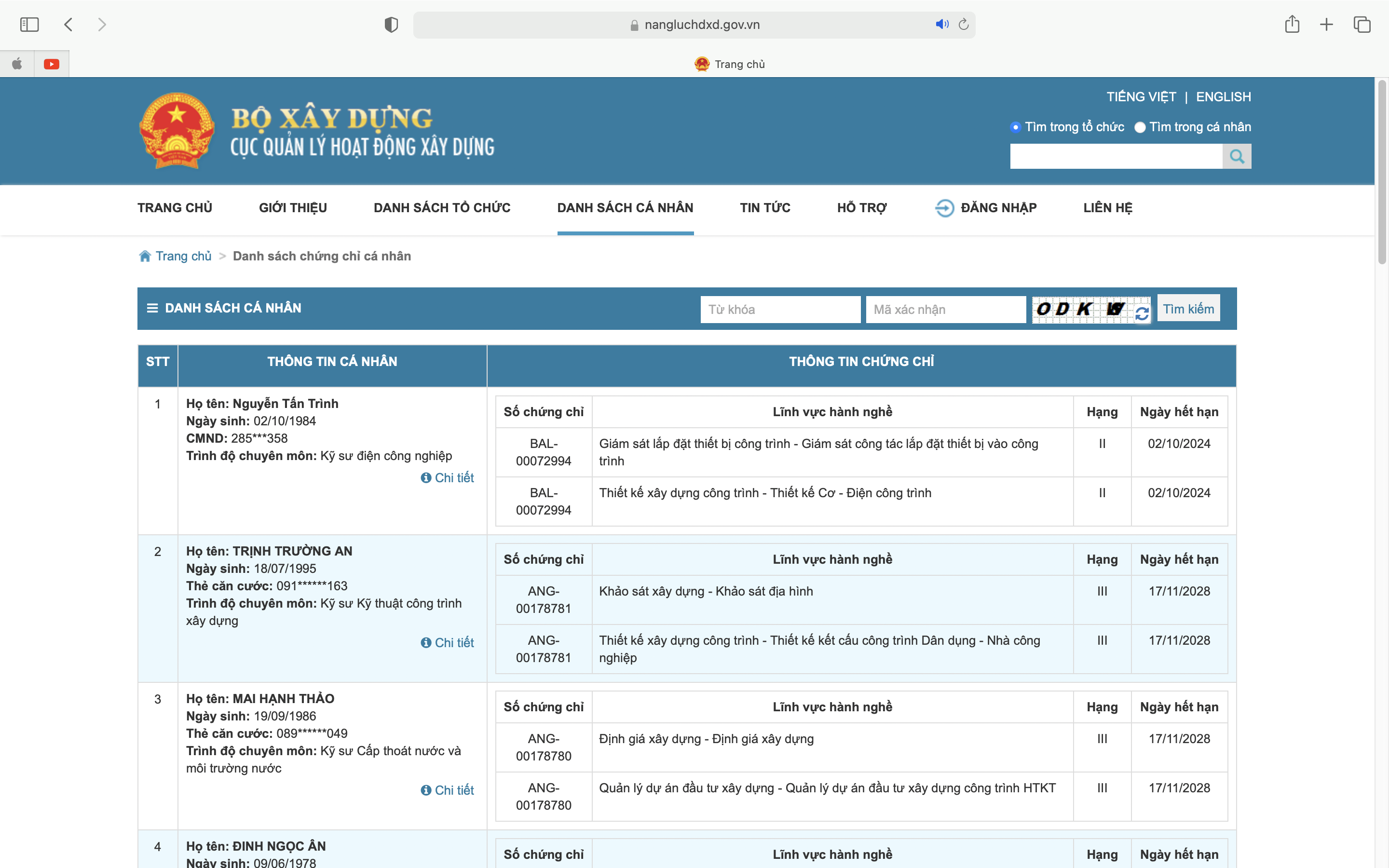 tra cứu chứng chỉ hành nghề xây dựng tra cứu chứng chỉ hành nghề xây dựng