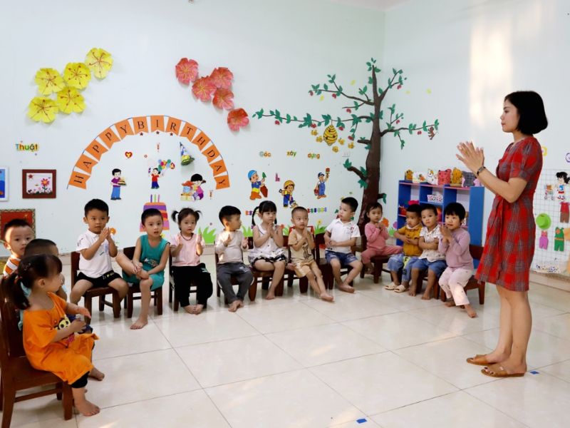 Định mức số lượng người làm việc tại trường mầm non