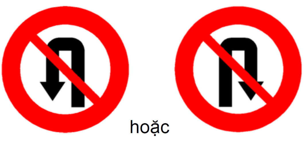 các biển báo giao thông Biển báo cấm quay đầu