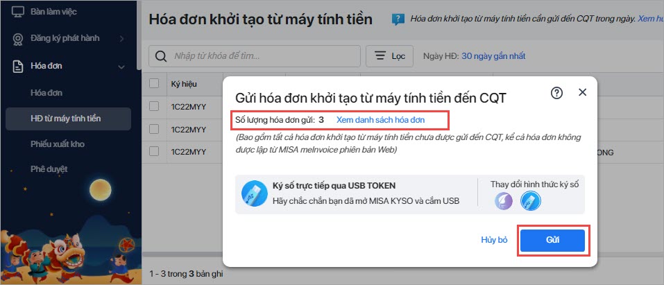 hóa đơn khởi tạo từ máy tính tiền Hóa đơn khởi tạo từ máy tính tiền có cần ký số không?