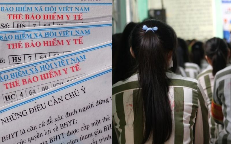 Phạm nhân được hưởng bảo hiểm y tế