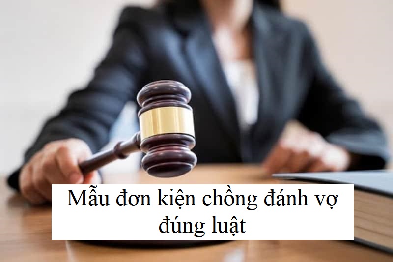 Mẫu đơn kiện chồng đánh vợ đúng luật