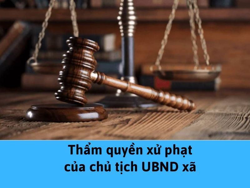 Thẩm quyền xử phạt của chủ tịch ubnd xã