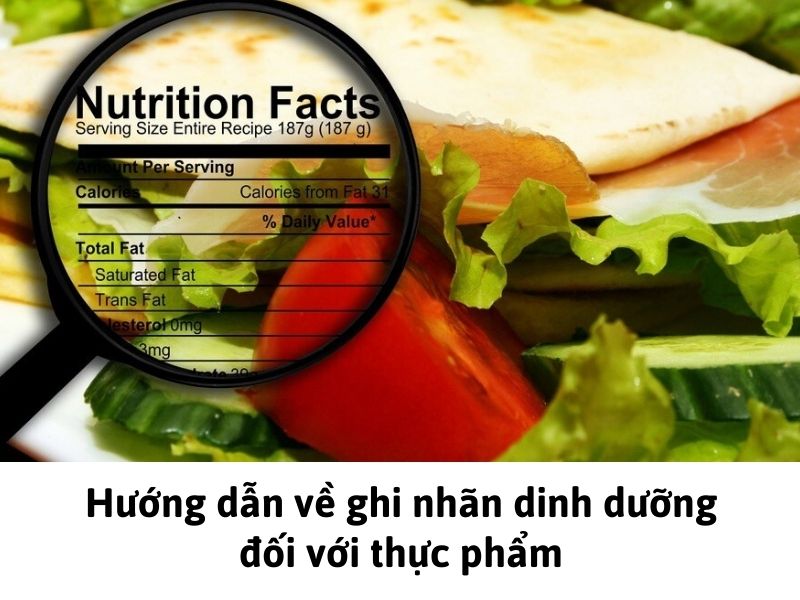 Hướng dẫn về ghi nhãn dinh dưỡng đối với thực phẩm Hướng dẫn về ghi nhãn dinh dưỡng đối với thực phẩm
