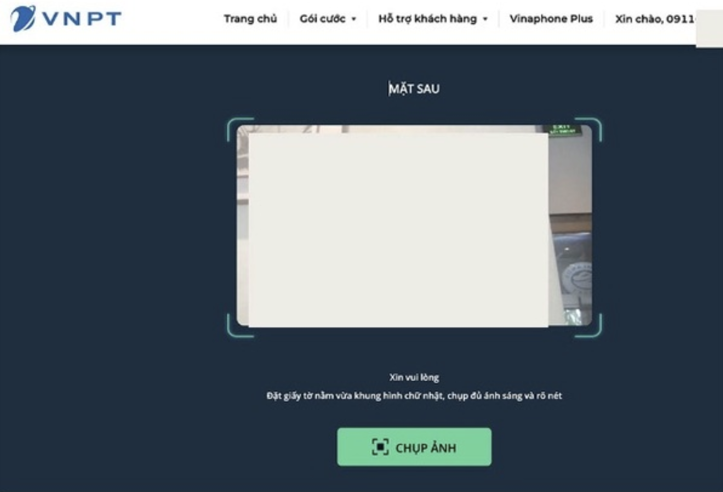 Chụp ảnh chân dung và ảnh CCCD