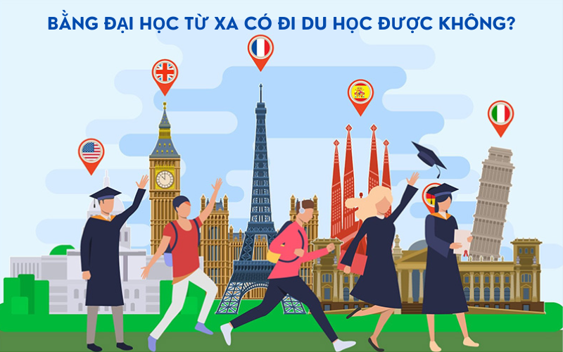 Bằng đại học từ xa có đi du học được không?