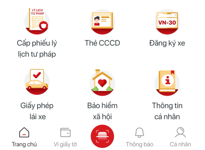 Chọn “Phiếu lý lịch tư pháp