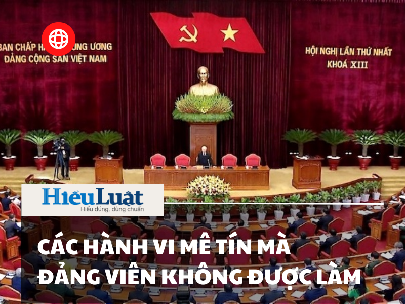 Các hành vi mê tín mà Đảng viên không được làm