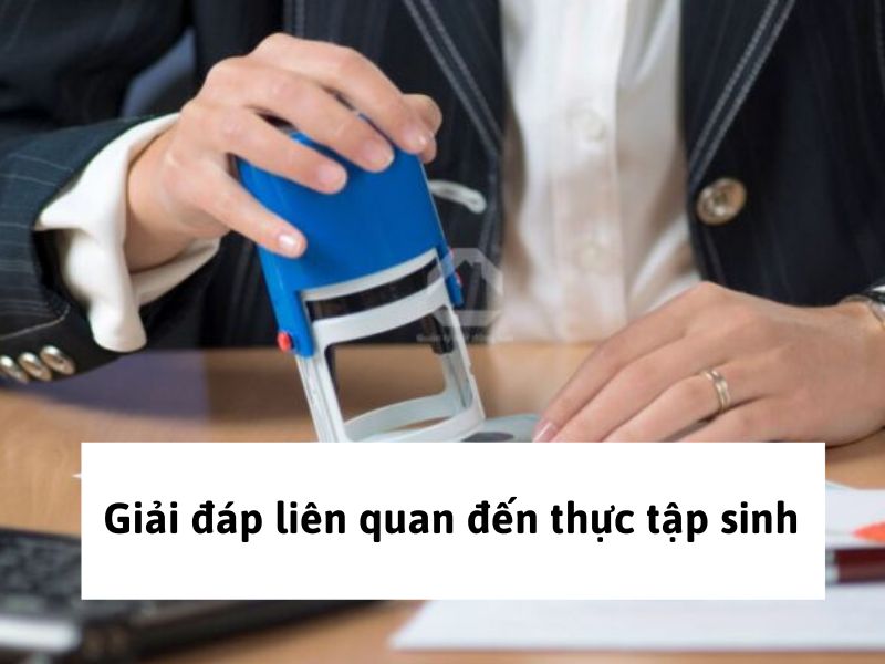 Giải đáp liên quan đến thực tập sinh