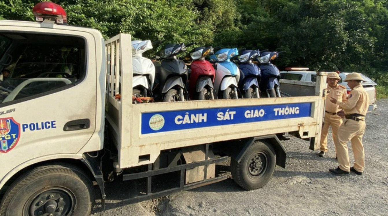 Lỗi vi phạm giao thông bị tịch thu xe máy