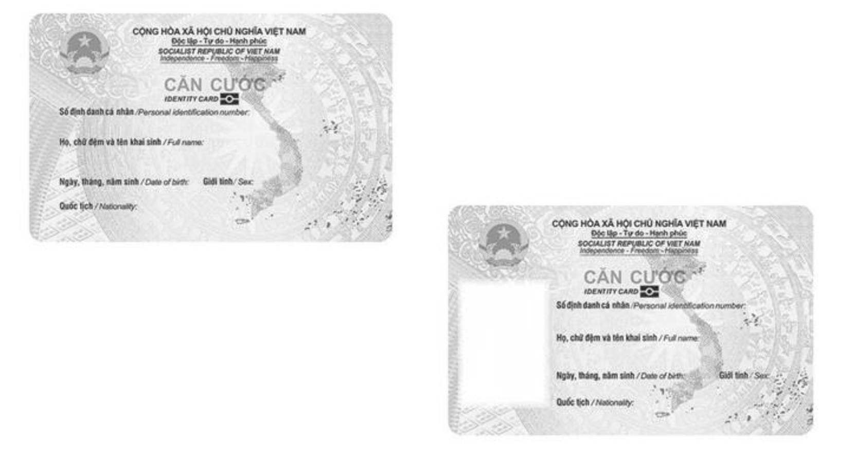 thẻ Căn cước mới từ 01/7/2024 khác thẻ Căn cước công dân thẻ Căn cước mới từ 01/7/2024 khác thẻ Căn cước công dân