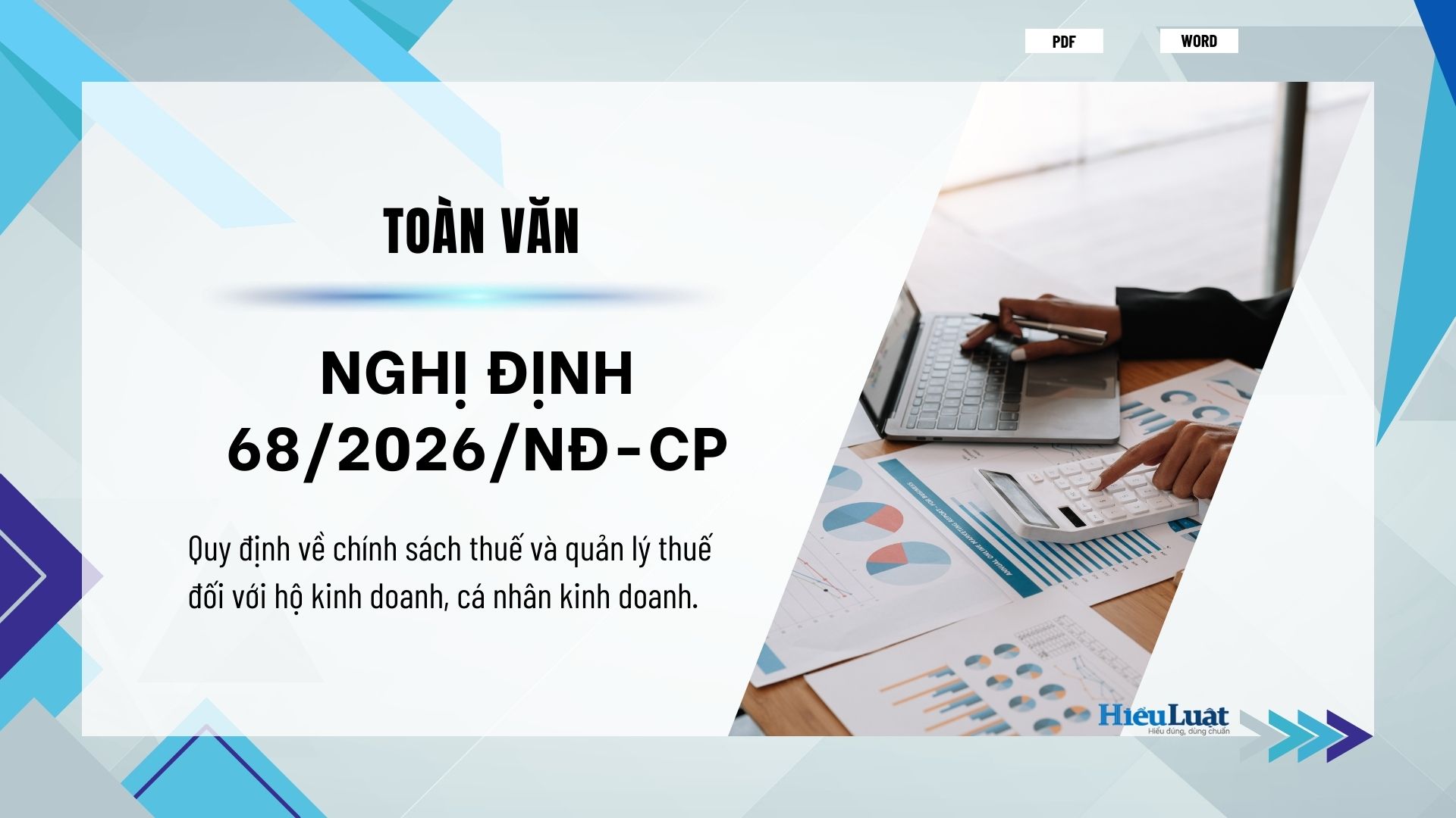 Toàn văn Nghị định 68/2026/NĐ-CP Toàn văn Nghị định 68/2026/NĐ-CP