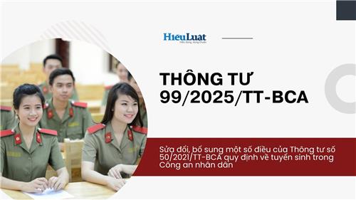 Những điểm mới về tuyển sinh trong Công an nhân dân từ năm 2026