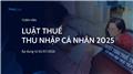 Toàn văn Luật Thuế thu nhập cá nhân 2025, số 109/2025/QH15