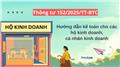 Toàn văn Thông tư 152/2025/TT-BTC về việc ghi sổ kế toán cho hộ kinh doanh