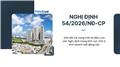 Nghị định 54/2026/NĐ-CP về thủ tục hành chính bất động sản