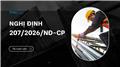Toàn văn Nghị định 207/2026/NĐ-CP về Luật xây dựng