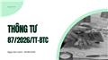 Đã có Thông tư 87/2026/TT-BTC quy định về Thuế thu nhập cá nhân