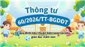 Toàn văn Thông tư 60/2026/TT-BGDĐT về chương trình giáo dục mầm non
